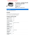 thumbnail image 2 of Air Compressor - Compatible with 2000 - 2006 Mercedes-Benz S500 2001 2002 2003 2004 2005, 2 of 2