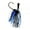 Black head with black and blue skirt, variant on Football head jig
