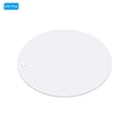 thumbnail image 3 of Acrylic Circle Blanks 3 Inch, 30 Pack Round Clear Disc Ornaments with Hole, White, 3 of 6