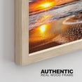 thumbnail image 5 of PixonSign Framed Wall Art Vibrant Sunset Tropical Ocean Beach Horizons Prints, Set of 4 Sea Landscape Wall Decors, Nature Wall Décor, Adhesive Canvas Poster, Modern Home Artwork - 11"x14" Natural, 5 of 5