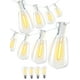 thumbnail image 1 of Cadena de luces DAMAING para exteriores, 61 m, impermeables, 104 LED, vintage, 1 of 8