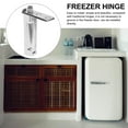 thumbnail image 4 of BRIGHTFUFU 1Set Zinc Alloy Freezer Door Pivot Hinge Silver Noise Free Rotation for Home Use, 4 of 8