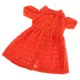 thumbnail image 1 of Moderna de Mangas Cortas con Collar Estilo de Peter Pan Decoraciones de Modelo Muchacha para 1:4 Muñeca naranja Sunnimix BJD Doll Skirt, 1 of 8