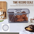 thumbnail image 2 of Bread Box Airtight Bread Boxes for Kitchen Counter, Time Recording Bread Storage Container with Lid, Bread Holder, 2 of 5