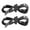 Black, variant on White Glitter Rhinestone Round Rope Shoelaces For Sneakers Casual Shoes Replacement With Sparkling Bling Effect