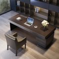 thumbnail image 4 of Executive Computer Office Desks Laptop Storage Modern Desktop Office Desks Study Work Bureau Meuble Office Furniture WN50OD My Lux Decor Round, 4 of 8