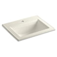 thumbnail image 6 of Kohler 2337-1-NY 22.75 in. Rectangular Drop-In Bathroom Sink with 1-Hole - Dune, 6 of 8