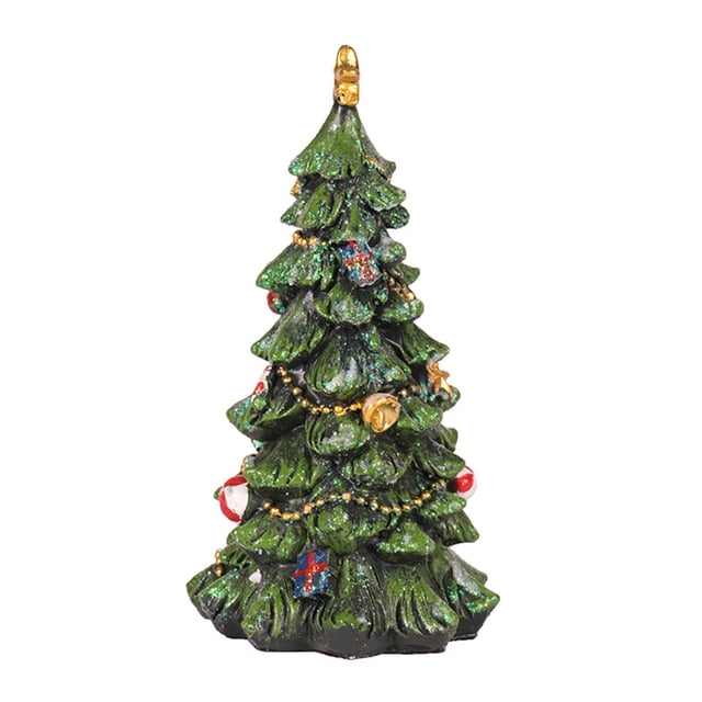 Christmas Tree Decorations Christmas Tree Decorations, Christmas Home Decor, Desktop Mood Scene Decorations, Resin Crafts Small Christmas Tree