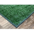 thumbnail image 4 of Koeckritz Rugs Green Black Indoor/Outdoor Artificial Grass Rug, 7'x10', Lightweight, 4 of 5
