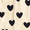 Black Heart Print, variant on The Children's Place Toddler & Kids Half-Zip Fleece Pullover, Sizes 18M-XXL