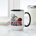 thumbnail image 4 of CafePress - Snoopy Wake Me Up Large Mug - 15 oz Ceramic Large White Novelty Mug, 4 of 4