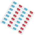 thumbnail image 2 of 100pcs 3D Glasses Universal Kids Adults Red and Blue 3D Game Glasses Movie Glasses Anaglyph Cardboard Glasses for Home, 2 of 2