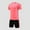Pink, variant on Boys Athletic Outfit 2-Piece, Performance Short Sleeve T-Shirt and Shorts Quick-Dry Basketbasll Training Sets Red 4T