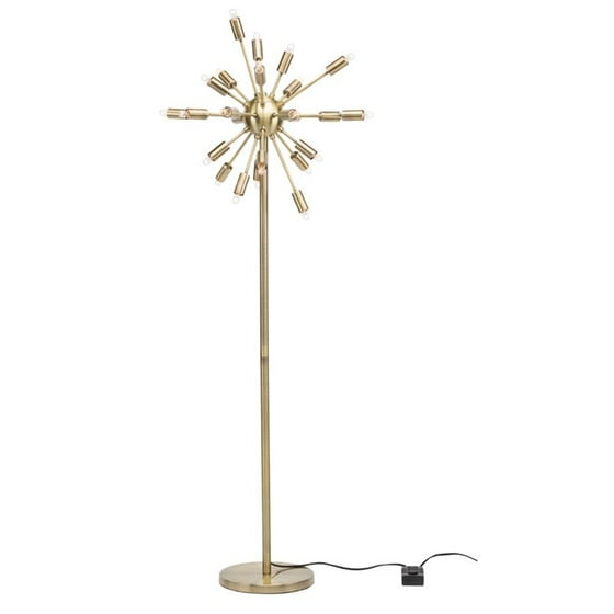 Nuevo Sputnik 24 Light Floor Lamp In Antique Brass Com