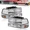 Chrome Housing, variant on MOSTPLUS Black Headlight for 99-02 Chevy Silverado 1500 00-06 Suburban Tahoe Bumper Light