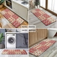 thumbnail image 6 of Pioneer Flower Floral Print Pattern Kitchen Rug Mat,Kitchen Runner Rugs Non Skid Washable,Decorative Kitchen Floor Mats for Kitchen,Sink,Laundry,17"x47.2", 6 of 7