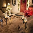 thumbnail image 4 of TIELUTT Christmas Atmosphere Decoration Solar Light Resin Snowman Reading Lamp for Bedroom with Rice Lights Plug in 20 Count Solar Outdoor Fence Lights Panel Light Ceiling 1x4 Smart Light Bar Mode Sp6, 4 of 7