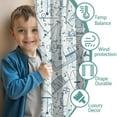 thumbnail image 3 of Blackout Kids Curtains,Math Equations Science Symbols Pattern Childrens Insulated Curtains Set Of 2,Bedroom Essentials,Toddler Room Decor 42"x54", 3 of 5