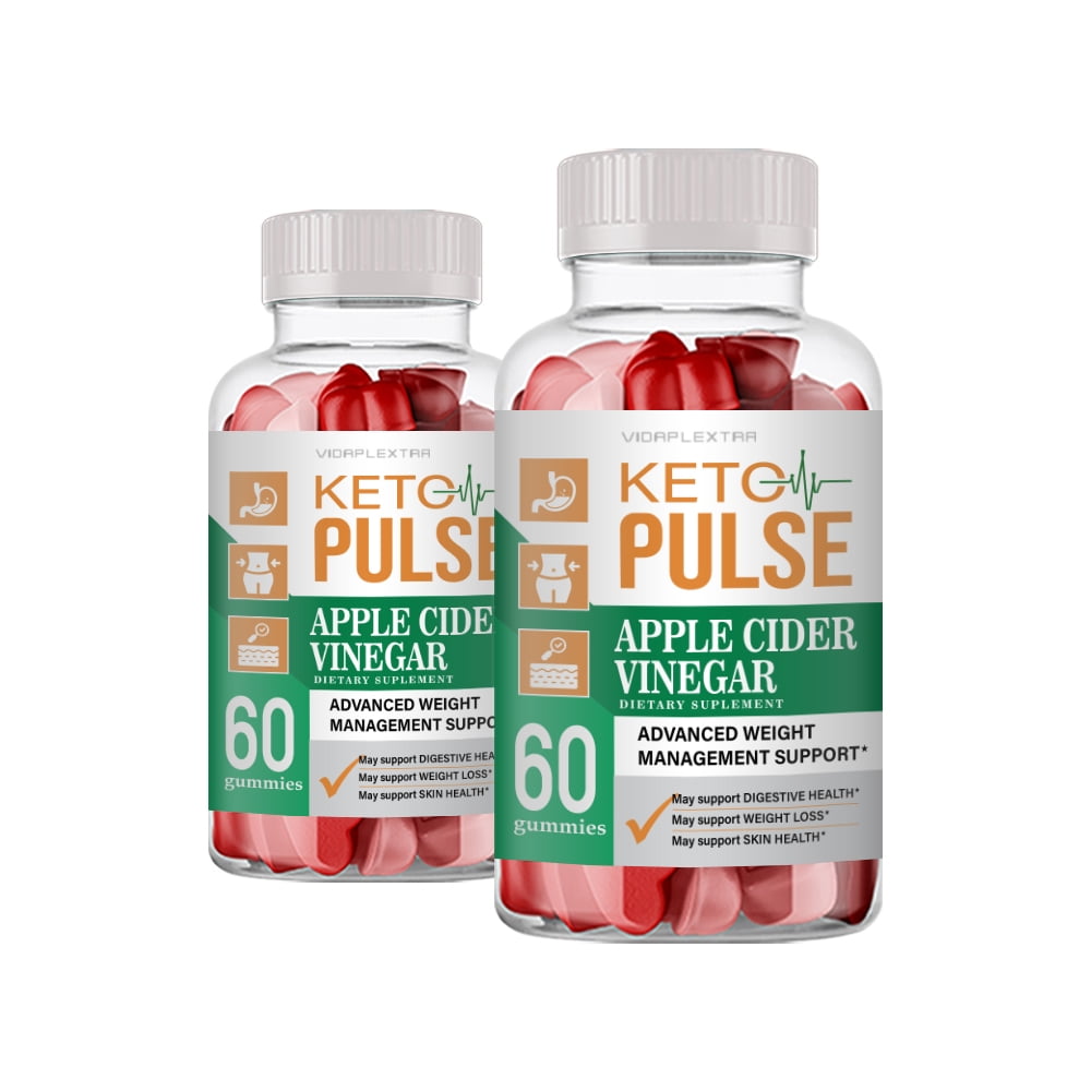 (2 Pack) Keto Pulse Keto Pulse ACV Gummies Advanced Weight Management