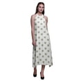 thumbnail image 1 of Bimba Robe Décontractée Longue Dos Nu à Col Licou pour Femme, Robe de Plage Imprimée - Moyen, 1 of 6
