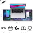 thumbnail image 2 of Galaxy Themed Large Mouse Pad for Gaming: Non-Slip, Stitched Edges (31.5x11.8in) | Transforms Desk & Keyboard Setup, 2 of 7