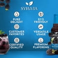 thumbnail image 5 of Syruvia Blackberry Sugar Free Coffee Syrup No-Calorie Coffee Sauce for Coffee, Lattes, Shakes, Smoothies, Desserts, 25.4 Fl. Oz, 5 of 7