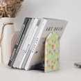 thumbnail image 6 of Lsque Tree Palms Lemon Printed Wood Bookends,Non-Skid Bookend for Shelves,Heavy Duty Support Bookends,Non-Slip Foam Pads for Office, Home, and Library,1 Pair, 6 of 8