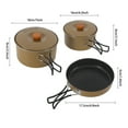 thumbnail image 6 of Wildnix Portable Camping Cookware Set, 304 Stainless Steel, Includes 2L Pot, 1.4L Pot, and Frying Pan, Compact, Lightweight, and Easy to Carry, 6 of 6
