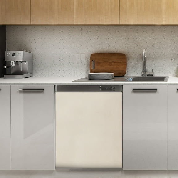 Pale beige textured background Dishwasher Magnet Cover Decorative Sticker for Home Cabinet Kitchen 23" x26"