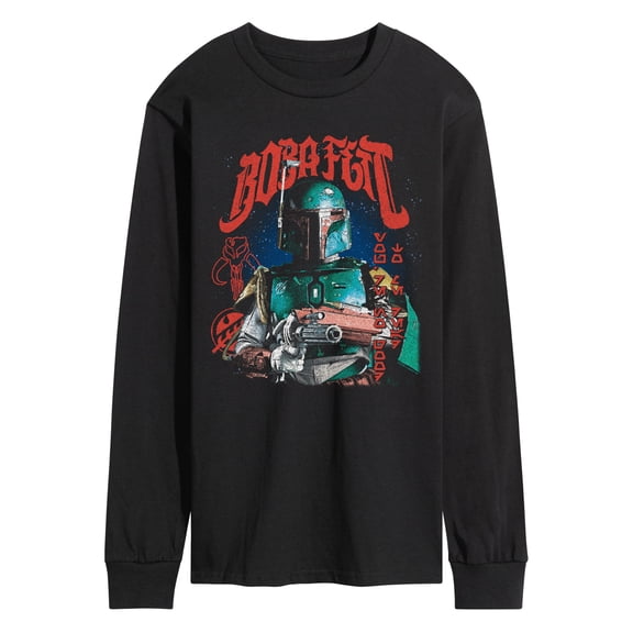Star Wars - Boba Fett Men's Long Sleeve Graphic T-Shirt