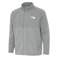 thumbnail image 2 of Men's Antigua Gray New England Patriots Daily Fused Full-Zip Jacket, 2 of 4