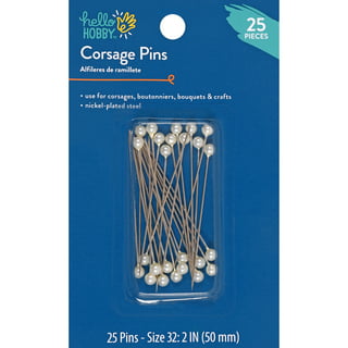  Zonon 300 Pieces Corsages Pins Pearl Pins Wedding Floral  Bouquet Pins Flower Pins Diamond Head Pins Straight Pins for Weddings  Anniversary Flower Decoration Table Centerpieces, 3 Styles (White) : Arts,  Crafts