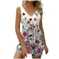 thumbnail image 2 of Aloohaidyvio Tops Plus Size Clearance,Womens Summer Tops Sleeveless Print Casual Tank Blouse, 2 of 6