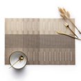 thumbnail image 3 of Pebbuoy PVC Woven Placemats Waterproof Heat Resistant Dining Tableware Bowl Pads Coasters for Home Bar Kitchen Decor, 3 of 7