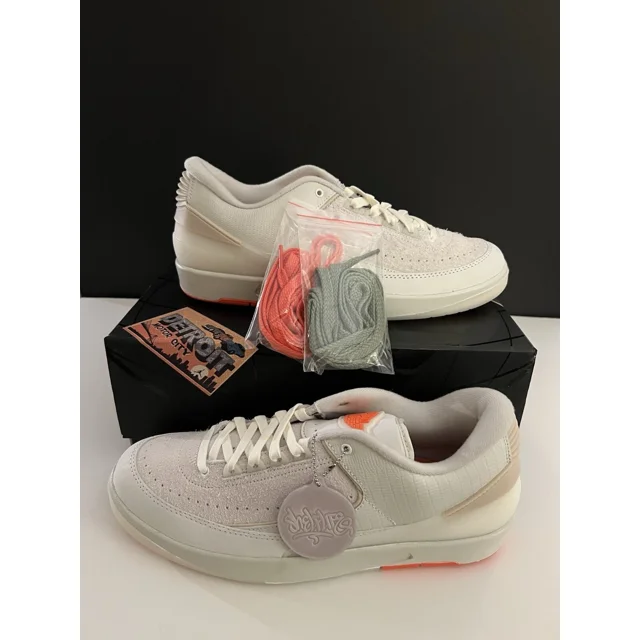 Ni - ke Ni - ke Air Jordan 2 Retro Low SP Shelf Life White DV7128-110 Men's 11 DS OG ALL