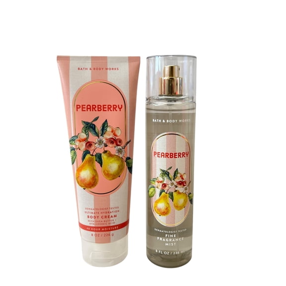 Bath & Body Works Pearberry Mist & Body Cream Set
