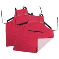 thumbnail image 4 of Delantal de cocina ajustable de PU con bolsillos, impermeable y resistente al aceite, para mujeres y hombres, ideal para chefs, cocineros y repostería, 2 unidades, 4 of 7