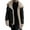 Black, variant on Ketyyh-chn99 Mens Rain Coat 2024 Fashion Fall Men's Bomber Jacket with Pockets Men Plus Size Winter Coat Lapel Collar Long Sleeve Padded Leather Jacket Vintage Thicken Coat Sheepskin Jacket Black,XL
