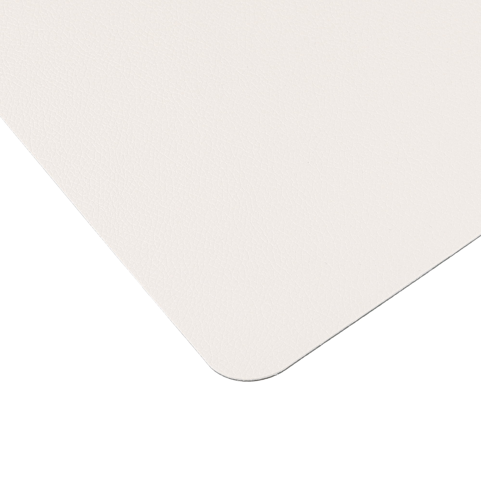 Unique Bargains Placemats Set of 2, Faux Leather Easy to Clean Table Mats Place Mats Green Beige 17x12 inch