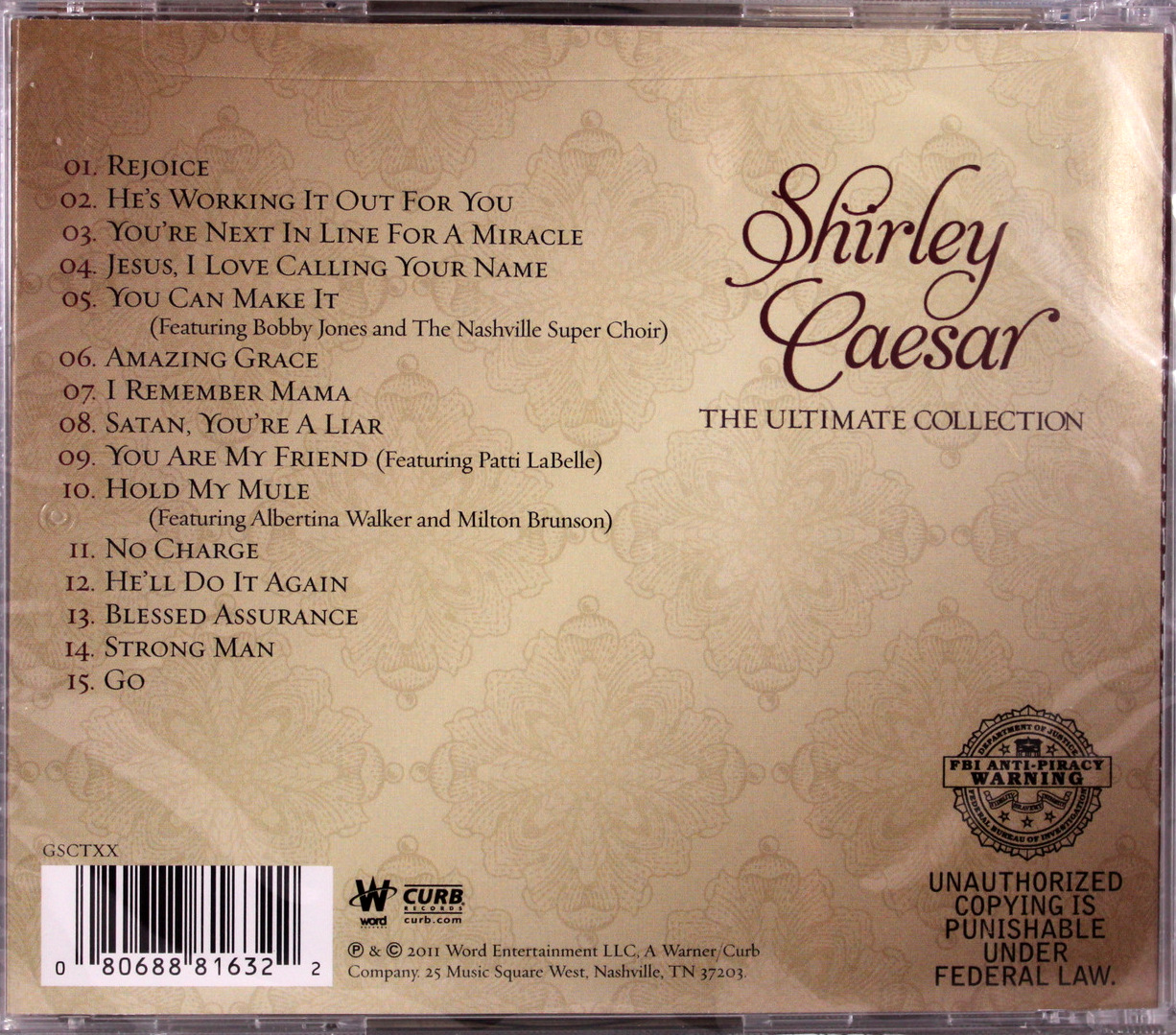 Shirley Caesar - The Ultimate Collection - Christian / Gospel - CD - image 2 of 2