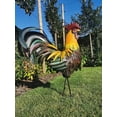thumbnail image 1 of Estatuas y esculturas de gallos de jardín, gallos de metal, animales de jardín, decoración de césped, estatua, arte al aire libre, patio, patio trasero y decoración de la cocina del hogar, 1 of 5