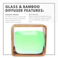 thumbnail image 3 of ToiletTree Products Aromatherapy 100% Wooden Bamboo and Glass Essential Oil Diffuser, Color-Changing, 1200 ml Capacity, 3 of 7