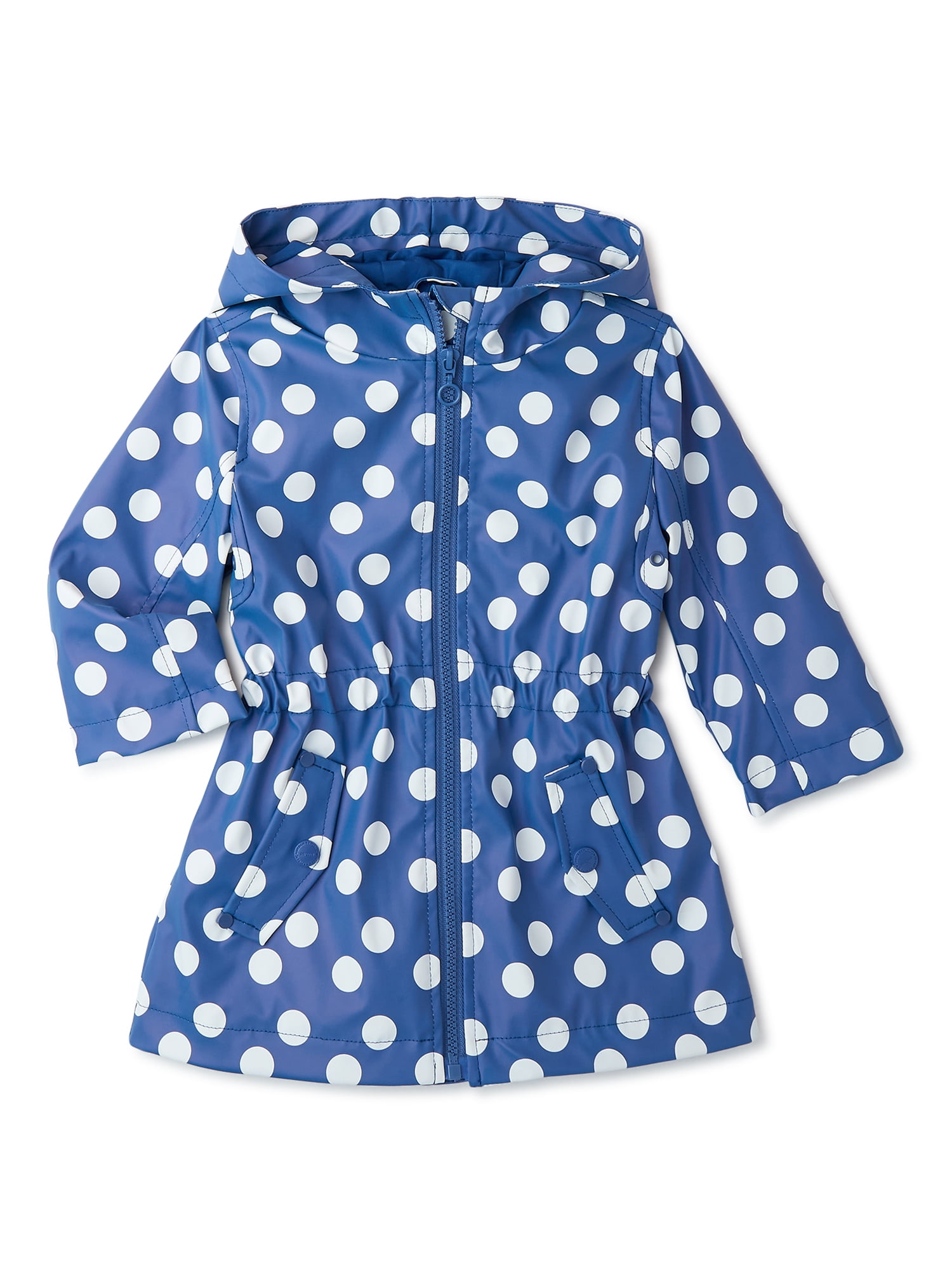 Urban Republic Toddler Girl Vinyl Raincoat Anorak, Sizes 12M4T