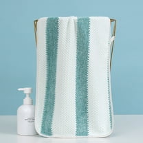 Djunllk Striped Hand Towels Super Soft, Premium Microfiber Hair Towel Highly Absorbent, Washcloths Basic Bathroom Towels for Bathroom Hotels Gym, 29.5" x 13.8"