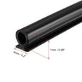 thumbnail image 3 of Uxcell 5 Meters T-Slot Mount Weatherstrip Seal 7mm Bulb Bubble for 5mm Slot Black, 3 of 5