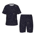 thumbnail image 1 of Balery Copper-Gold Gloss Outline Peony Conjunto de Pijama Infantil de Manga Corta con Estampado – Ropa de Dormir de Algodón Suave-4X-Large, 1 of 6