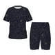 thumbnail image 1 of Balery Copper-Gold Gloss Outline Peony Conjunto de Pijama Infantil de Manga Corta con Estampado – Ropa de Dormir de Algodón Suave-3X-Large, 1 of 6