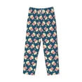 thumbnail image 6 of Uemuo Popcorn With Glasses Pattern Men's Wide Leg Palazzo Lounge Pants with Pockets Light Weight Loose Comfy Casual Pajama Pants-Small, 6 of 9