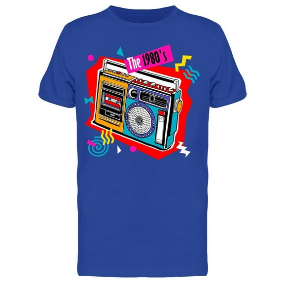 Boombox, Radio 1980 Tee Men's -Image by Shutterstock