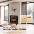 Electric Fireplace Heater, 20"Freestanding Fireplace Infrared Stove